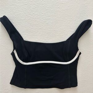 MONDAYBODY ZION TANK in BLACK/IVORY